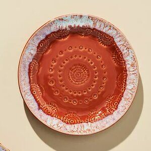 Anthropologie Old Havana Bread Plates, Set of 4 SPICE